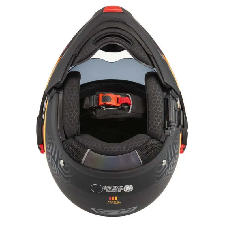 Kask szczękowy NZI MINIMOD WATSON BLACK ANTRACITE MATT szary czarny