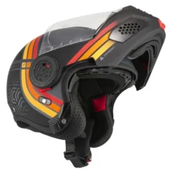 Kask szczękowy NZI MINIMOD WATSON BLACK ANTRACITE MATT szary czarny