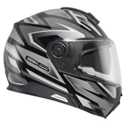 Kask szczękowy SCHUBERTH C5 ECE ZENITH BLACK szary biały czarny
