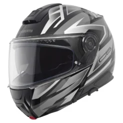 Kask szczękowy SCHUBERTH C5 ECE ZENITH BLACK szary biały czarny