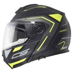 Kask szczękowy SCHUBERTH C5 ECE OMEGA YELLOW czarny żółty fluo