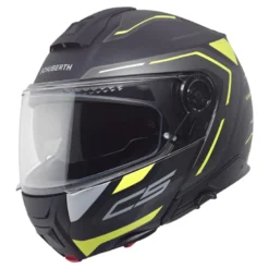 Kask szczękowy SCHUBERTH C5 ECE OMEGA YELLOW czarny żółty fluo