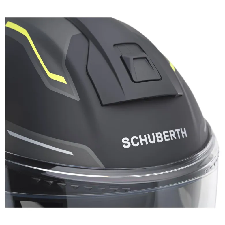 Kask szczękowy SCHUBERTH C5 ECE OMEGA YELLOW czarny żółty fluo