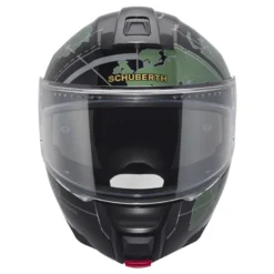 Kask szczękowy SCHUBERTH C5 ECE GLOBE GREEN zielony czarny