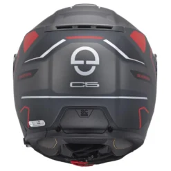 Kask szczękowy SCHUBERTH C5 ECE OMEGA ANTHRACITE czarny szary czerwony