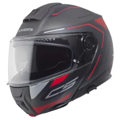 Kask szczękowy SCHUBERTH C5 ECE OMEGA ANTHRACITE czarny szary czerwony
