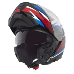 Kask szczękowy SCHUBERTH C5 ECE ZENITH BLUE biały niebieski czerwony
