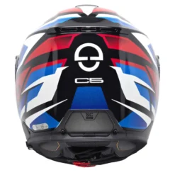 Kask szczękowy SCHUBERTH C5 ECE ZENITH BLUE biały niebieski czerwony