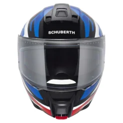 Kask szczękowy SCHUBERTH C5 ECE ZENITH BLUE biały niebieski czerwony