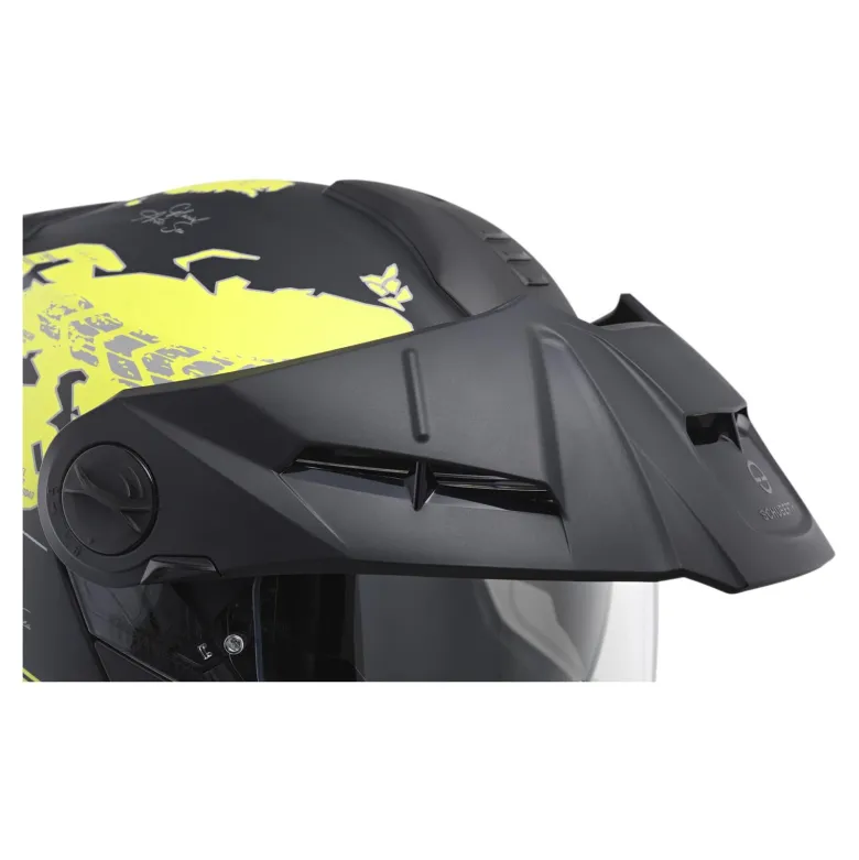 Kask szczękowy SCHUBERTH E2 ECE ATLAS YELLOW czarny żółty fluo