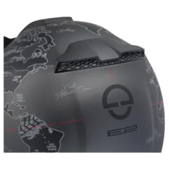 Kask szczękowy SCHUBERTH E2 ECE ATLAS ANTHRACITE czarny szary czerwony