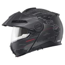 Kask szczękowy SCHUBERTH E2 ECE ATLAS ANTHRACITE czarny szary czerwony
