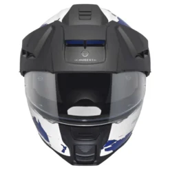Kask szczękowy SCHUBERTH E2 ECE ATLAS BLUE biały niebieski czerwony