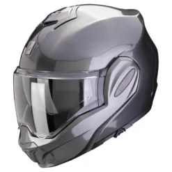 Kask szczękowy SCORPION EXO-TECH EVO PRO SOLID METTALIC GREY szary