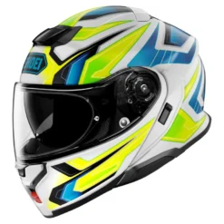 Kask szczękowy SHOEI NEOTEC 3 ANTHEM TC-3 biały żółty fluo niebieski