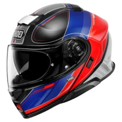 Kask szczękowy SHOEI NEOTEC 3 SHARPEN TC-10 czarny czerwony niebieski