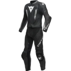 Kombinezon dwuczęściowy DAINESE LAGUNA SECA 5 BLACK/BLACK/WHITE czarny biały
