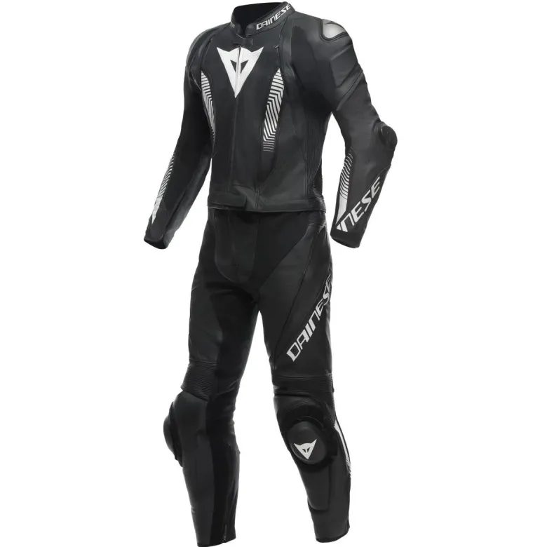 Kombinezon dwuczęściowy DAINESE LAGUNA SECA 5 BLACK/BLACK/WHITE czarny biały
