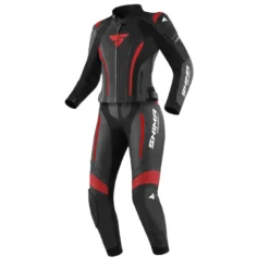 Kombinezon dwuczęściowy damski SHIMA MIURA 2.0 BLACK/RED czarny czerwony biały