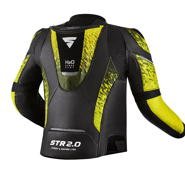 Kombinezon dwuczęściowy SHIMA STR 2.0 BLACK/YELLOW FLUO czarny żółty fluo