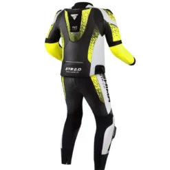 Kombinezon dwuczęściowy SHIMA STR 2.0 FLUO czarny żółty fluo biały