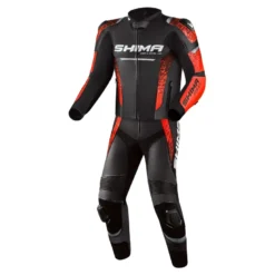 Kombinezon dwuczęściowy SHIMA STR 2.0 BRIGHT RED czarny czerwony fluo