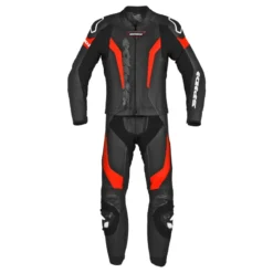 Kombinezon dwuczęściowy SPIDI LASER TOURING BLACK/RED czarny czerwony