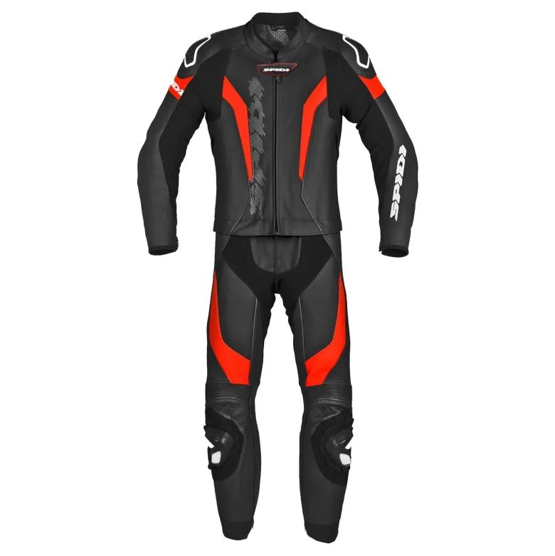 Kombinezon dwuczęściowy SPIDI LASER TOURING BLACK/RED czarny czerwony