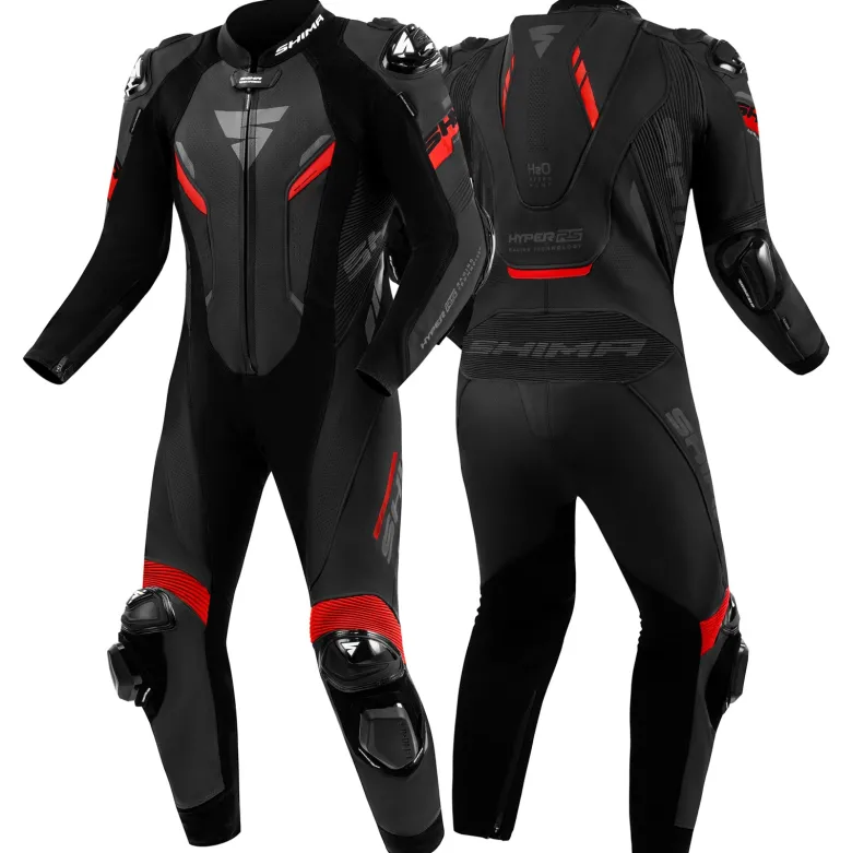 Kombinezon jednoczęściowy SHIMA HYPER RS BLACK/RED czarny czerwony szary