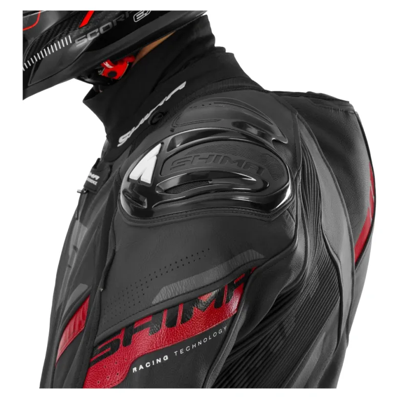 Kombinezon jednoczęściowy SHIMA HYPER RS BLACK/RED czarny czerwony szary