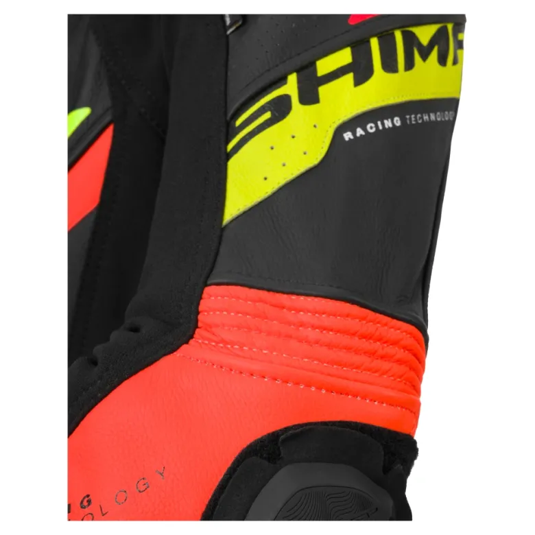 Kombinezon jednoczęściowy SHIMA HYPER RS FLUO czarny czerwony fluo żółty fluo szary