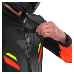 Kombinezon jednoczęściowy SHIMA HYPER RS FLUO czarny czerwony fluo żółty fluo szary