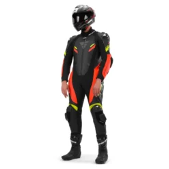 Kombinezon jednoczęściowy SHIMA HYPER RS FLUO czarny czerwony fluo żółty fluo szary
