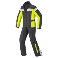 Kombinezon przeciwdeszczowy SPIDI TOURING RAIN KIT YELLOW FLUO czarny żółty fluo