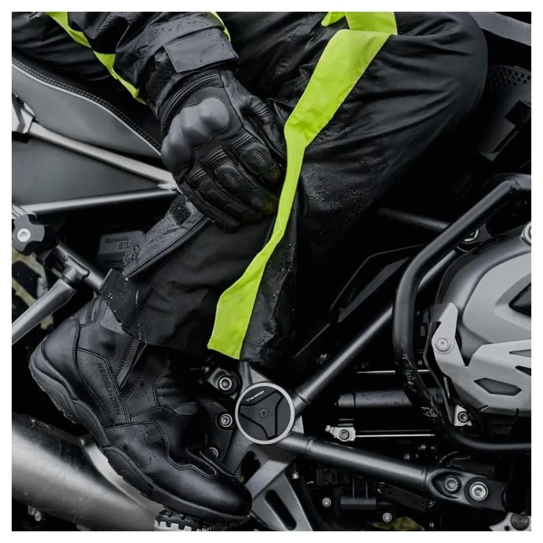 Kombinezon przeciwdeszczowy REBELHORN TRAVEL BLACK/FLO YELLOW czarny żółty fluo