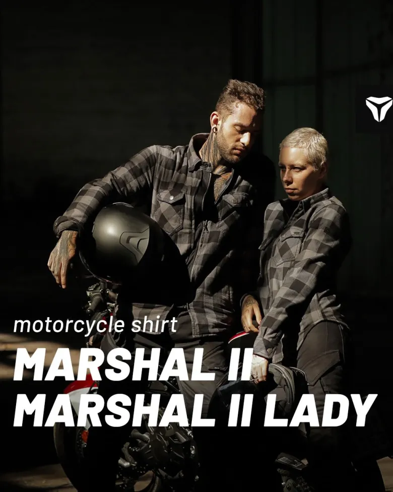Koszula motocyklowa damska SECA MARSHAL II LADY GREY szary