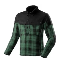 Koszula motocyklowa REBELHORN SHIFTER BLACK/GREEN czarny zielony