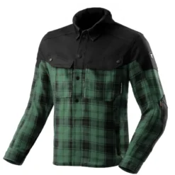Koszula motocyklowa REBELHORN SHIFTER BLACK/GREEN czarny zielony