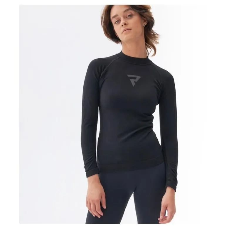 Koszulka termoaktywna damska REBELHORN FREEZE II LADY BLACK czarny
