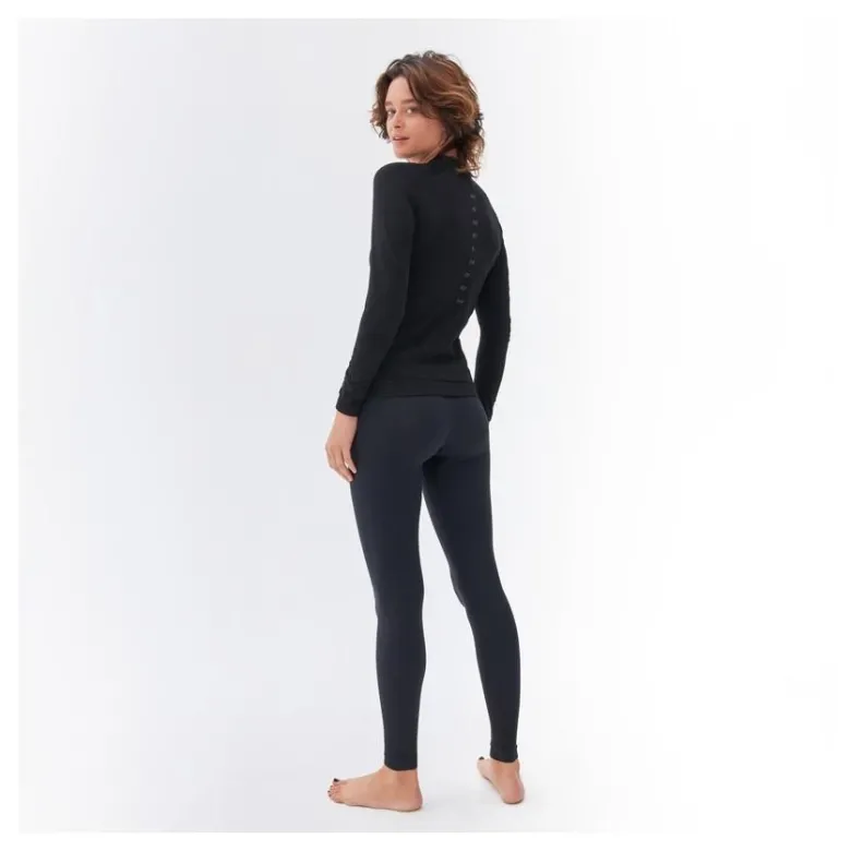 Koszulka termoaktywna damska REBELHORN FREEZE II LADY BLACK czarny