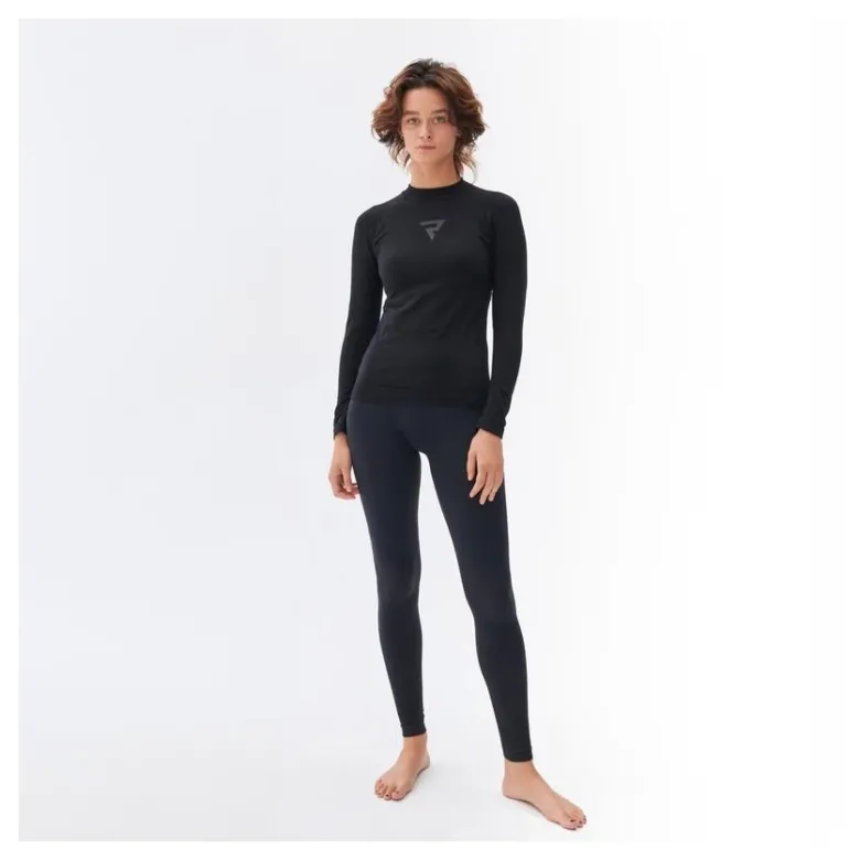 Koszulka termoaktywna damska REBELHORN FREEZE II LADY BLACK czarny