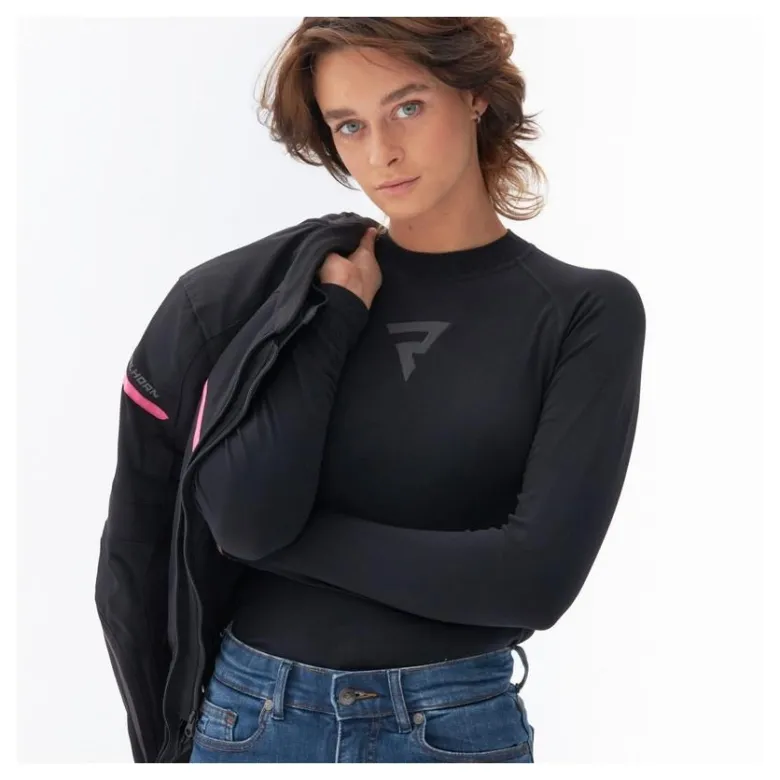 Koszulka termoaktywna damska REBELHORN FREEZE II LADY BLACK czarny