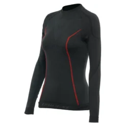 Koszulka termoaktywna damska DAINESE THERMO LS LADY BLACK/RED czarny czerwony