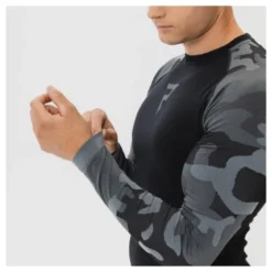 Koszulka termoaktywna REBELHORN FREEZE II CAMO czarny szary
