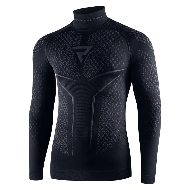 Koszulka termoaktywna REBELHORN THERM II BLACK/GREY czarny szary