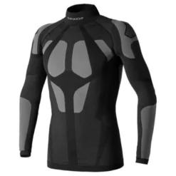 Koszulka termoaktywna SPIDI SEAMLESS BLACK/GREY czarny szary