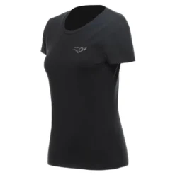 Koszulka T-shirt damski DAINESE ANNIVERSARY LADY BLACK czarny