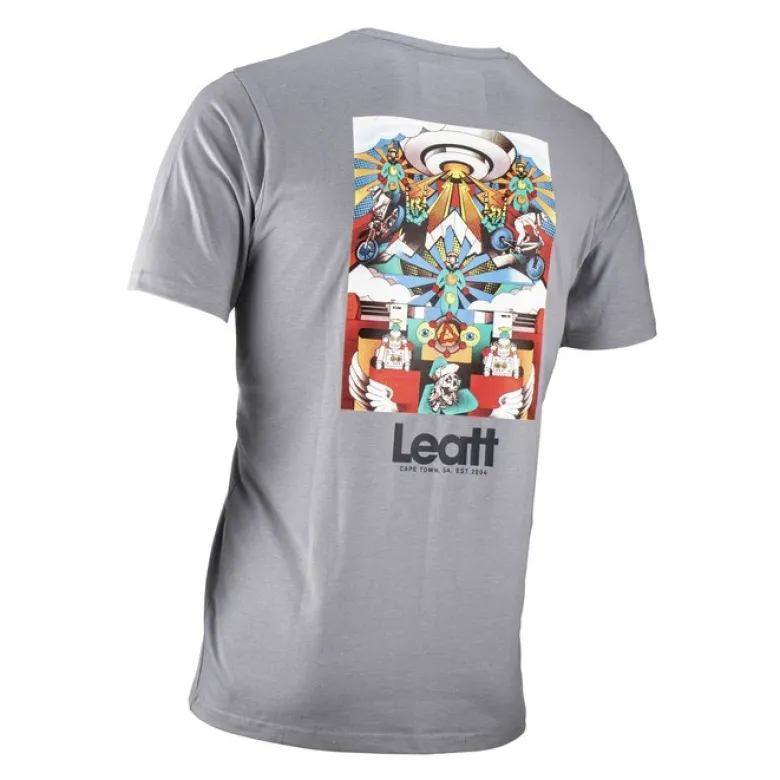 Koszulka T-shirt LEATT CORE TITANIUM szary