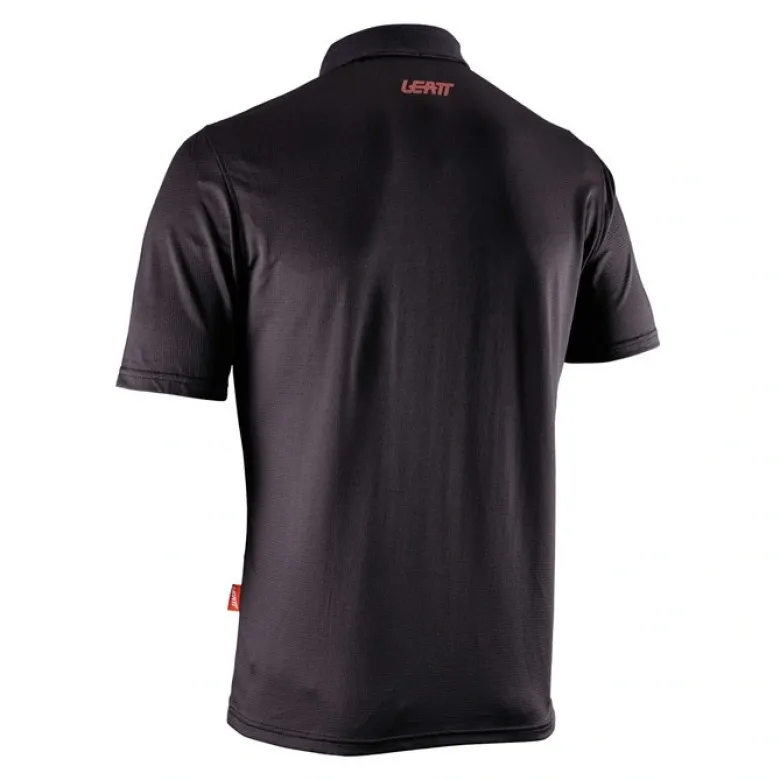 Koszulka T-shirt LEATT POLO TEAM BLACK czarny