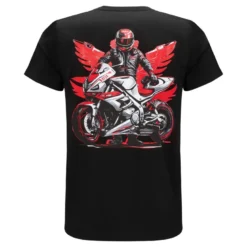 Koszulka T-shirt REBELRUSH MOTO SPORT BLACK czarny